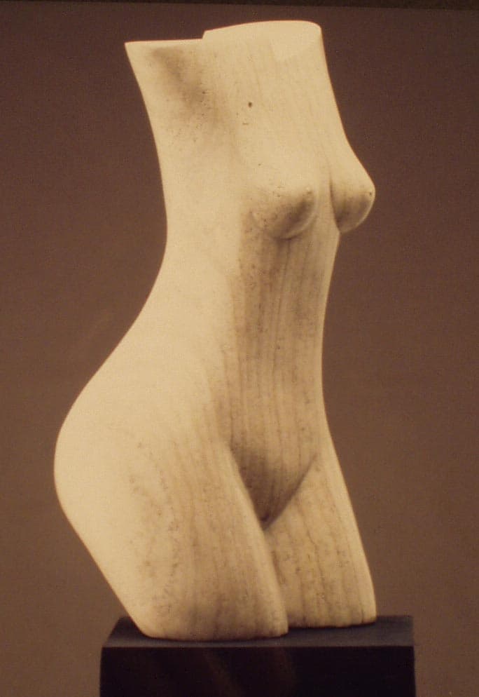 Torso Femenino — Mármol blanco