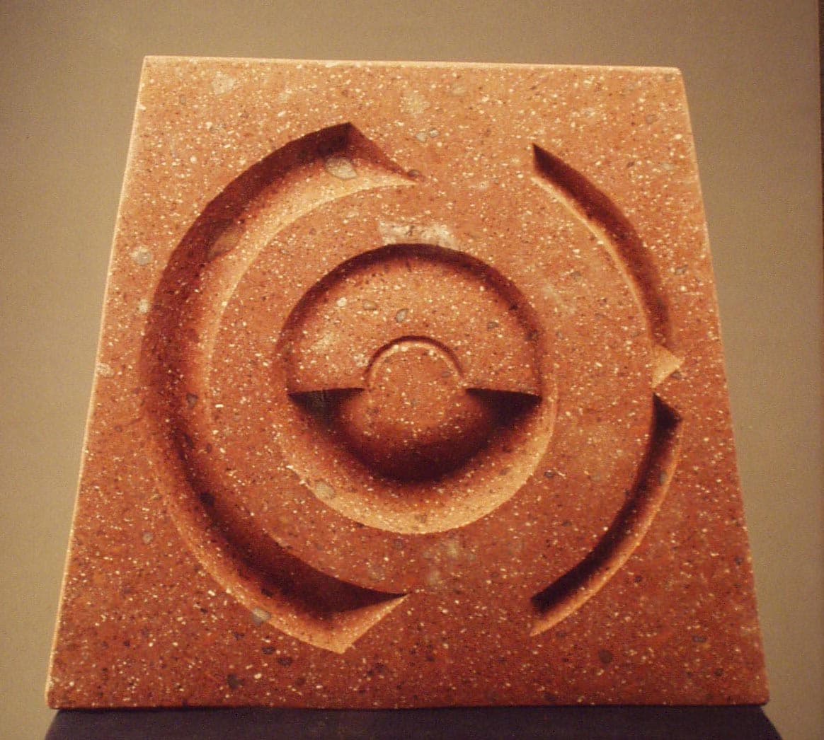 Espiral — Piedra roja